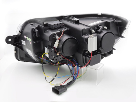 VW T6 15-19 TUBE LIGHT CHROM DRL-strålkastare