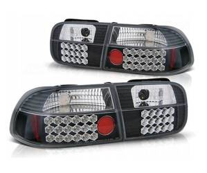 LED-lampor Nya Honda Civic 3d 91-95 Svart Led