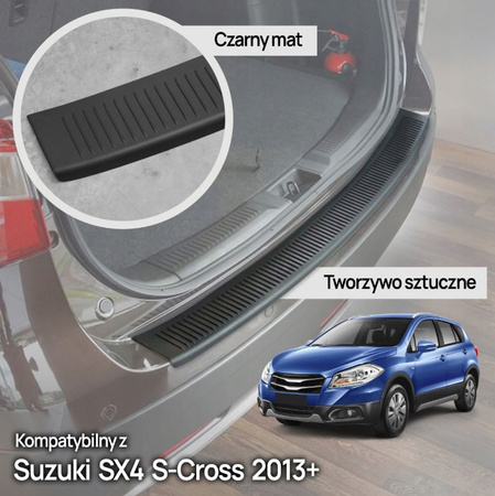 Bakre stötfångarskydd för SUZUKI SX4 S-CROSS 2013-2021 | ABS