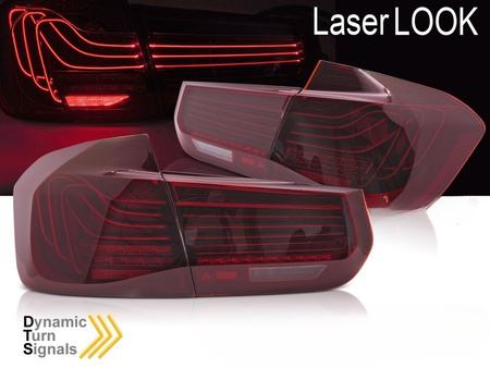 Laser Look röda LED-lampor för BMW F30 11-18