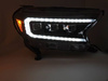 Full LED svarta framlyktor för Ford Ranger V
