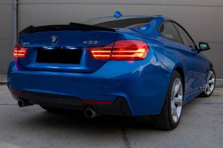 SPOILER BMW F32 LOOK M4 14-  ABS GLOSSY BLACK