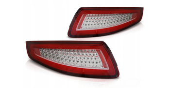 Porsche 911 997 R-vit Led Bar Dts lampor