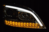 Mercedes W164 Ml M-klass 05-07 Chrome Led Seq