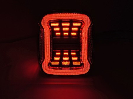 LED-baklyktor Jeep Wrangler YJ/TJ (1991-2006) Rökfärgad