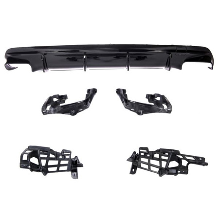 DIFFUSOR MERCEDES CLA 13-19 AMG LINE GLÄNSANDE SVART