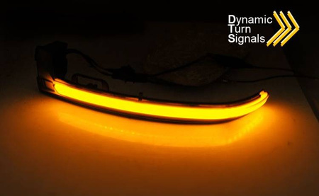 Sidoblinkers i speglarna nya SIDORIKTNING I SPEGEL SMOKE LED SEQ passar PEUGEOT 308 13-