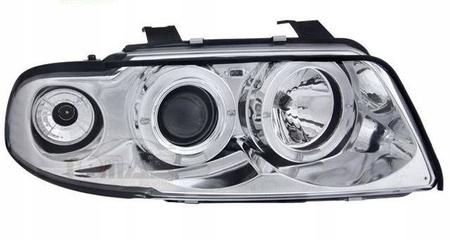 Strålkastare A4 B5 CHROM SENSORS + R