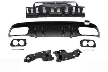 DYFUZOR MERCEDES W205 LOOK C43 AMG CHROME