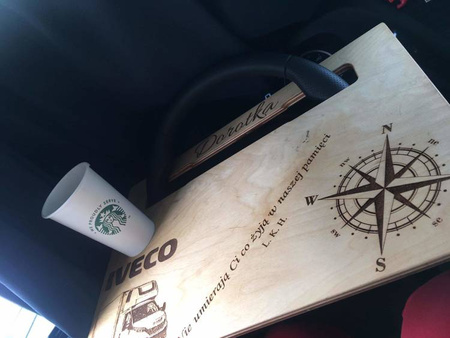 Rattbord VOLVO FH3 FH4 IVECO MAN TGX TGA av trä.