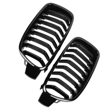 FRONTGRILL BMW F30 11-18 BLANK SVART