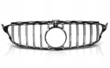 Frontgrill MERCEDES W205 18- GT-R STYLE CHROME