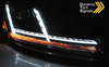 Audi Tt lampor 10-14 8j Svart Led Xenon Drl Afs