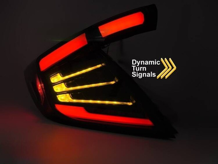 LED-lampor för Honda Civic X 16-21 Hatchback rök