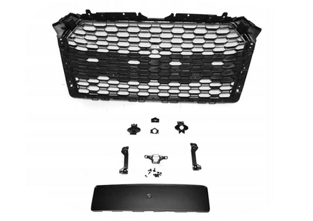 Frontgaller Sport Chrome Pdc för Audi A4 B9 15-19