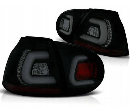 LED-lampor nya Vw Golf V 5 svart rök led bar