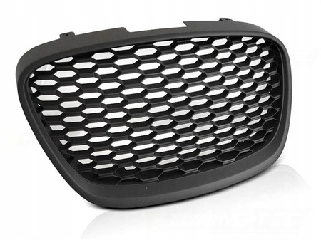 Frontgrill Seat Leon 09-13 Svart Matt