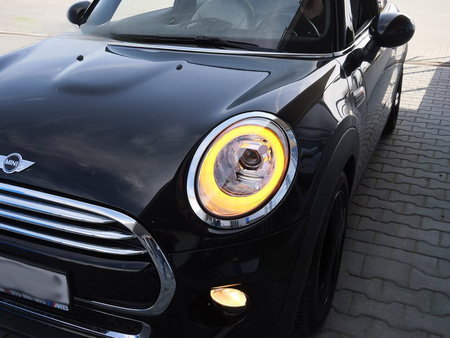 TUBE LIGHT Chrome LED DRL-strålkastare för MINI Cooper F55 / F56 / F57 2014-2017