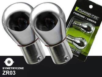 Kromsymmetriska blinkerslampor PY21W