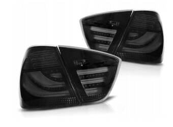 Bmw E90 05-08 rök svart led bar lampor