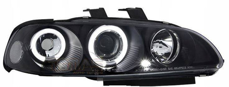 Honda Civic V BLACK RING strålkastare