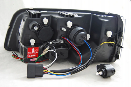 Lampor Strålkastare Nya Vw T5 03-09 Krom Led Drl