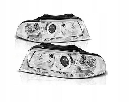 Strålkastare Audi A4 B5 lift 99-00 lentikulära linser efter facelift