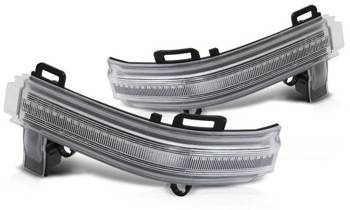 Sidoblinkers i speglarna - vit LED. VW Crafter 2017-