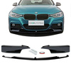 FRONTPANEL BMW F30 F31 11- BLANK SVART SPLITTER