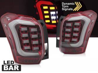 Subaru Forester IV 13-18 RÖDA VITA LED-lampor