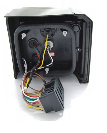 Baklyktor Vw T4 90-03.03 Röd Vit Led Bar