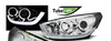 LAMPOR HYUNDAI TUCSON IX35 10-13 LED RÖR KROM
