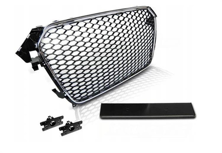 Audi A4 B8 RS-TYPE frontgrill Krom