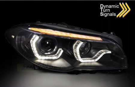 Xenonljus 3d Led Drl Svart För Bmw F10 F11 10-13