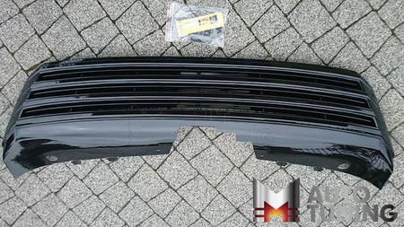 GRILL UTAN MÄRKE VW PASSAT B7 11/10- BLANK SVART