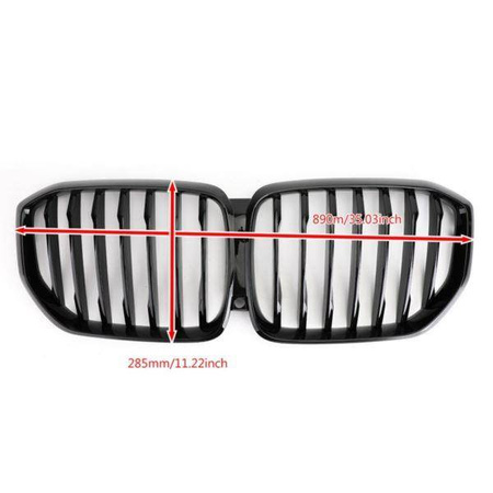 GRILL (NJURAR) BMW X5 G05 PERFORMANCE BLANK SVART