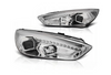 Ford Focus Mk3 15- Chrome Drl Led Strålkastare
