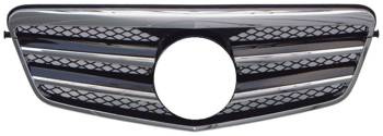 GRILL PRZEDNIE MERCEDES W212 09-13 BLACK/CHROM