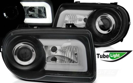 Chrysler 300C Svarta TUBE-strålkastare