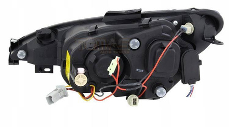 Peugeot 206 BLACK RINGI strålkastare