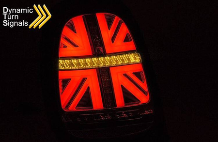 LED-bakljus Röd Vit Seq Passar för Mini Cooper F55 F56 F57 14-17 6-stift