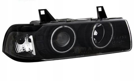 Strålkastare BMW E36 Coupe/Cabrio BLACK RINGI