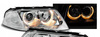 Strålkastarlampor VW Passat B5 3BG CHROM R