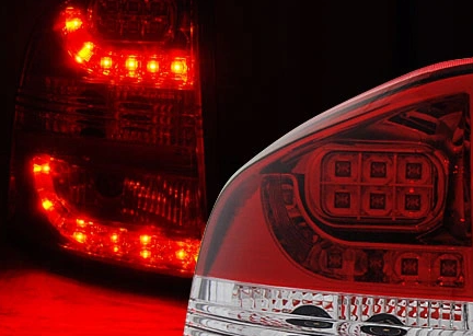 LED-lampor Skoda Octavia Ii Kombi 04- Röd Vit