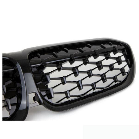 Bmw G20 G21 19- glänsande svart diamant abs grill