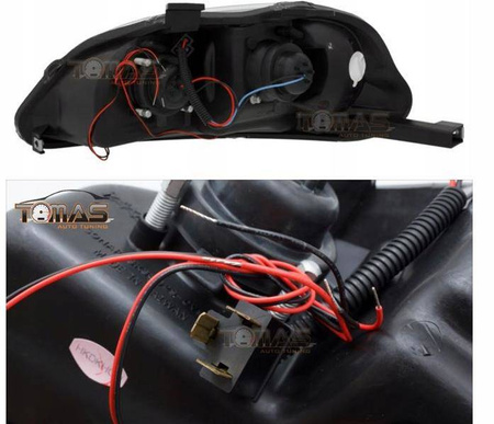 Strålkastare strålkastare Honda Civic 6 95-99 RING