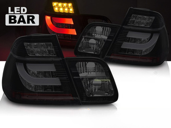 LED-bakljus med svart rökrök för BMW E46 Sedan 1998-2001
