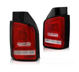 LED-lampor Vw T5 10-15 Röd Vit Full Led Dts