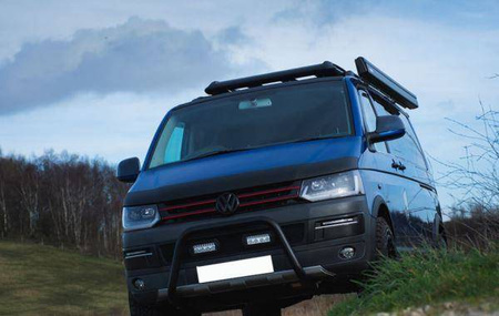 GRILL VW T5 09-15 MED RÖD DEKOR