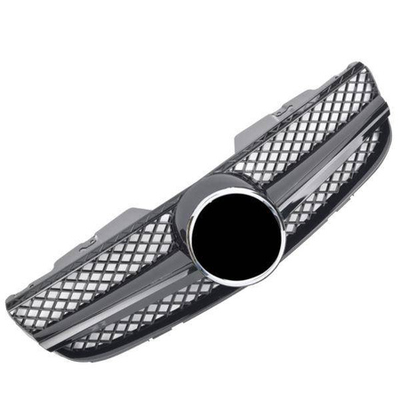 GRILL MERCEDES R230 SL 06-08 BLANK SVART